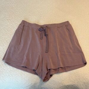 ARULA Brown Athletic Shorts with Drawstring Waist